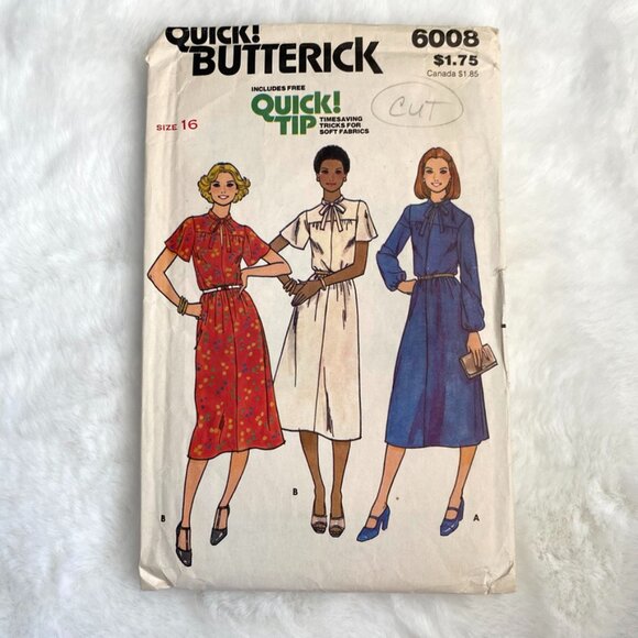 Quick! Butterick Sewing Pattern - Picture 1 of 2